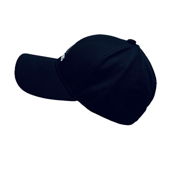 Adidas Climalite Hat Cap A-Flex Fit Size S / M Black White Gray Embroidered NWOT - Picture 2 of 6